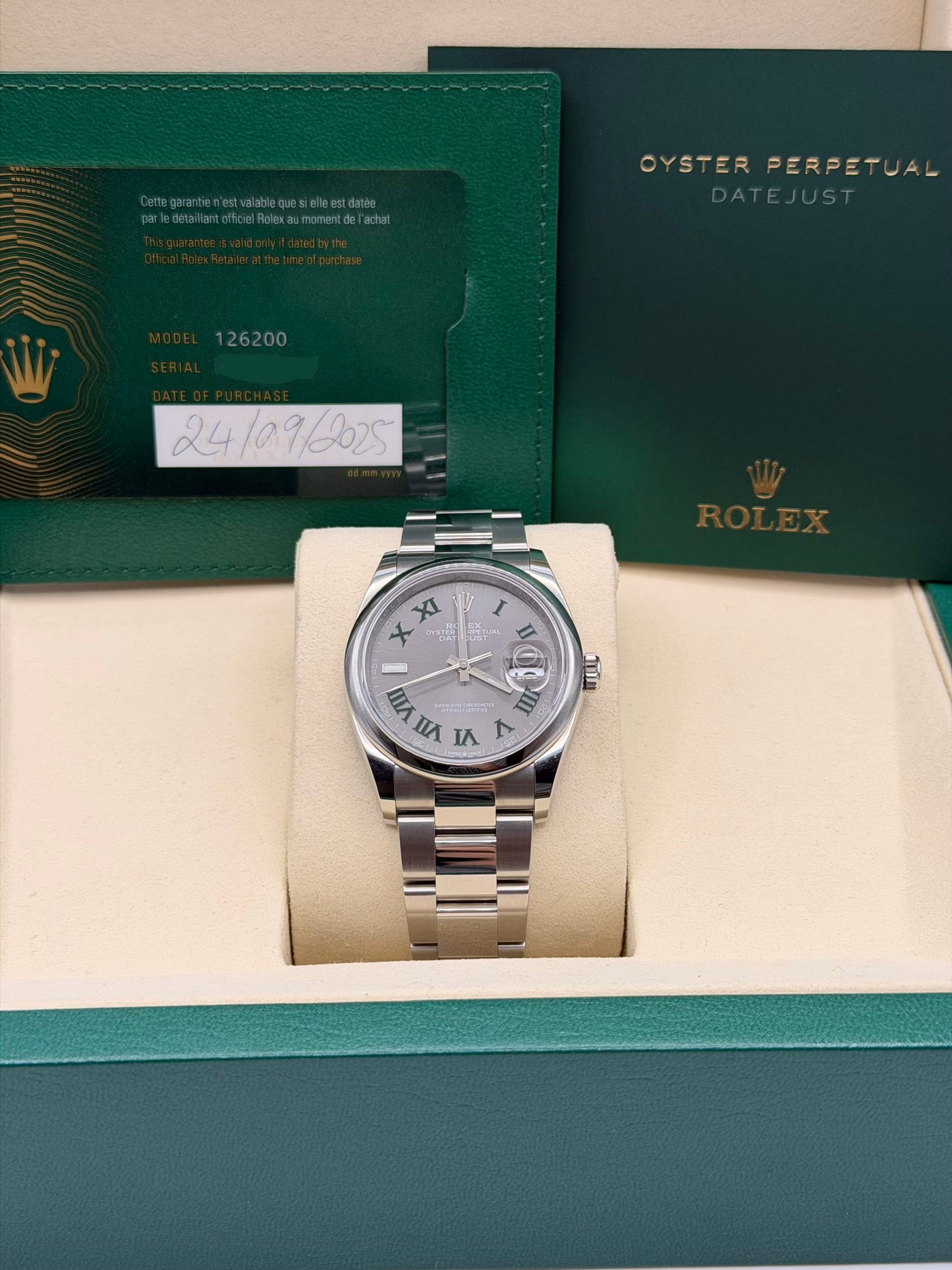 ROLEX DATEJUST 36 - 126200