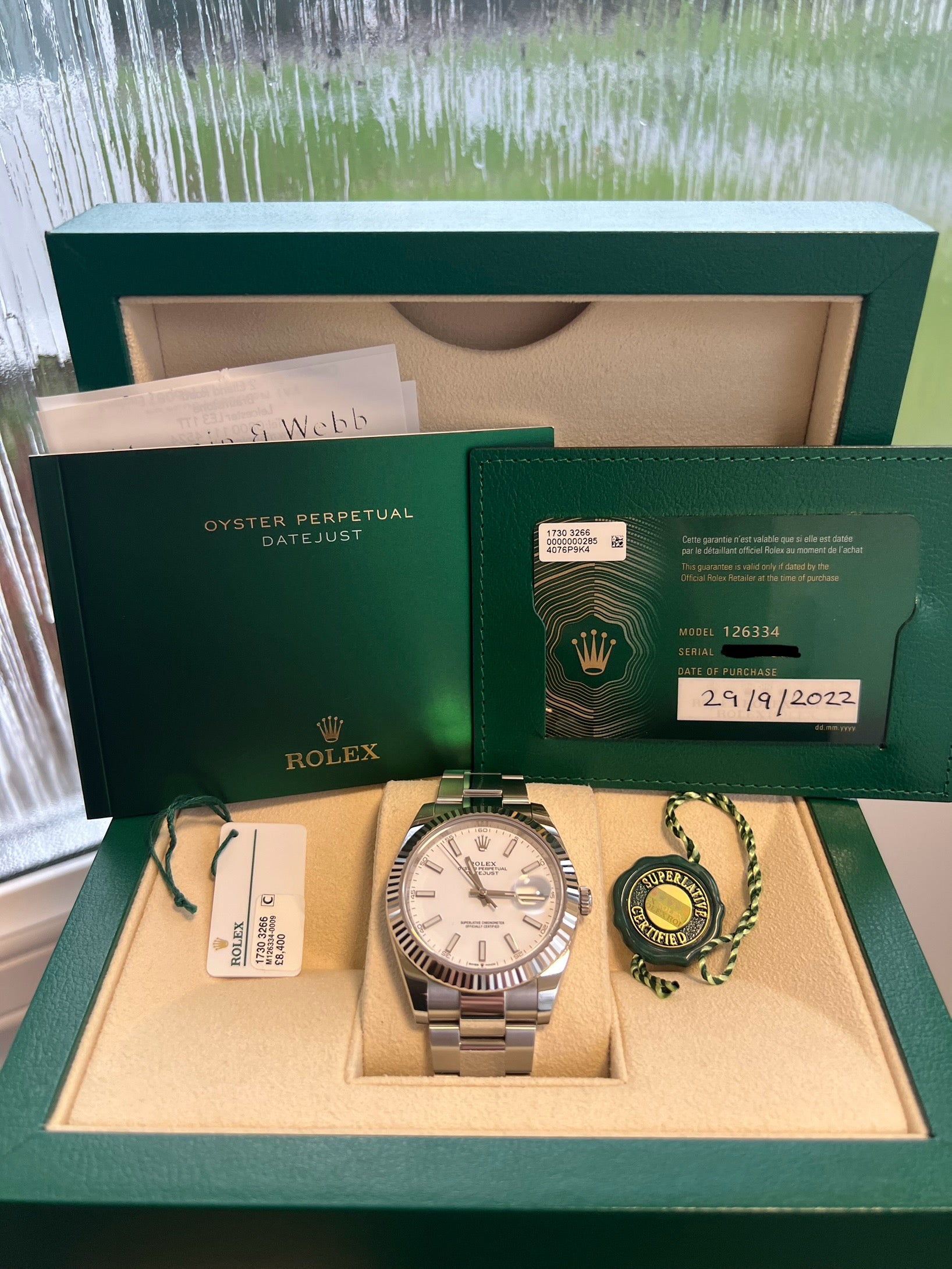 ROLEX DATEJUST 41 - 126334